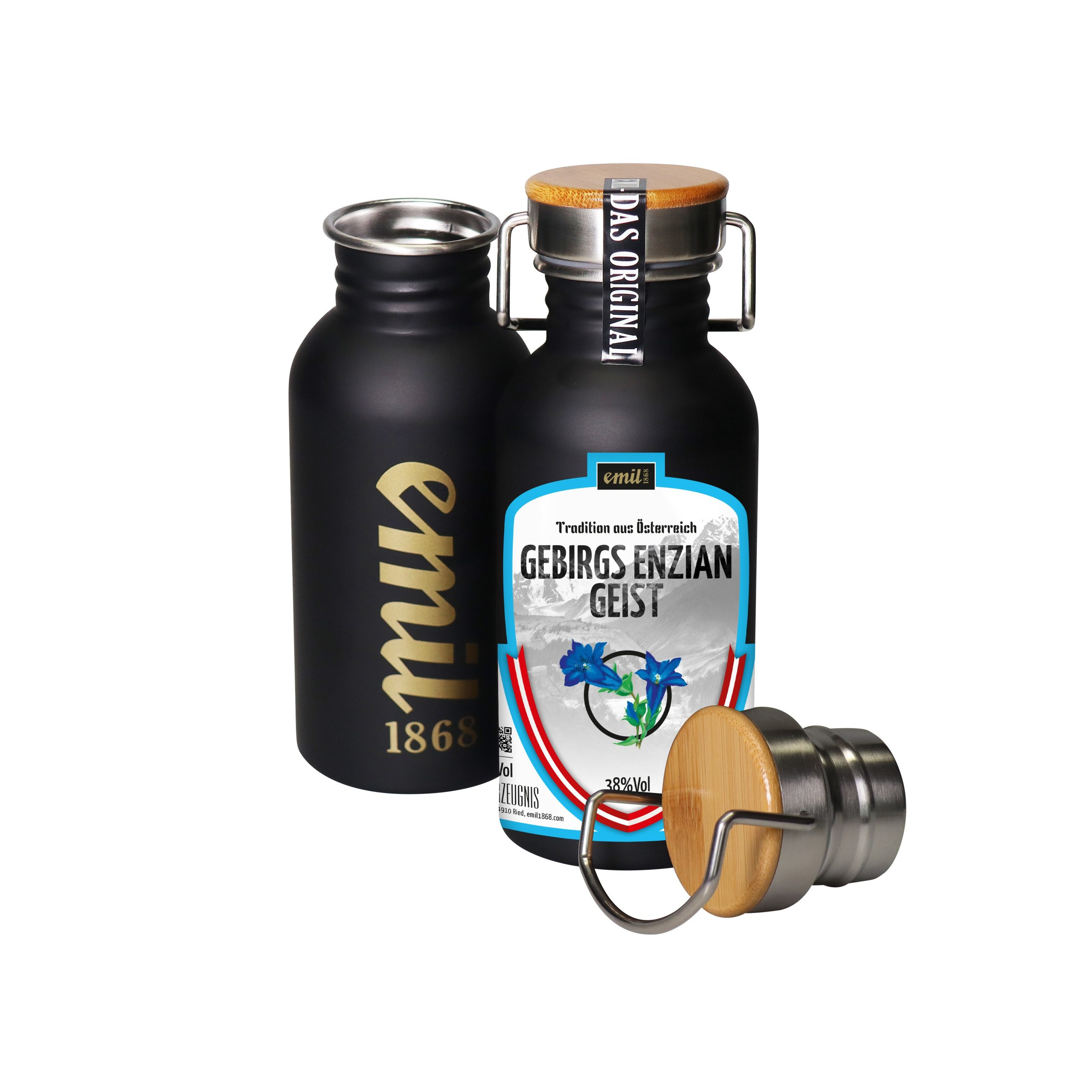 Kanne - Gebirgs Enzian Geist 38%vol 0,5L