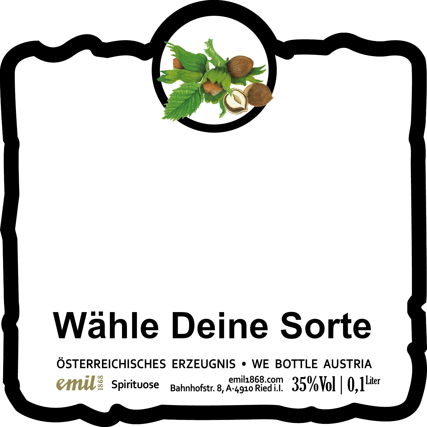 Mit Rahmen und Frucht 0,1